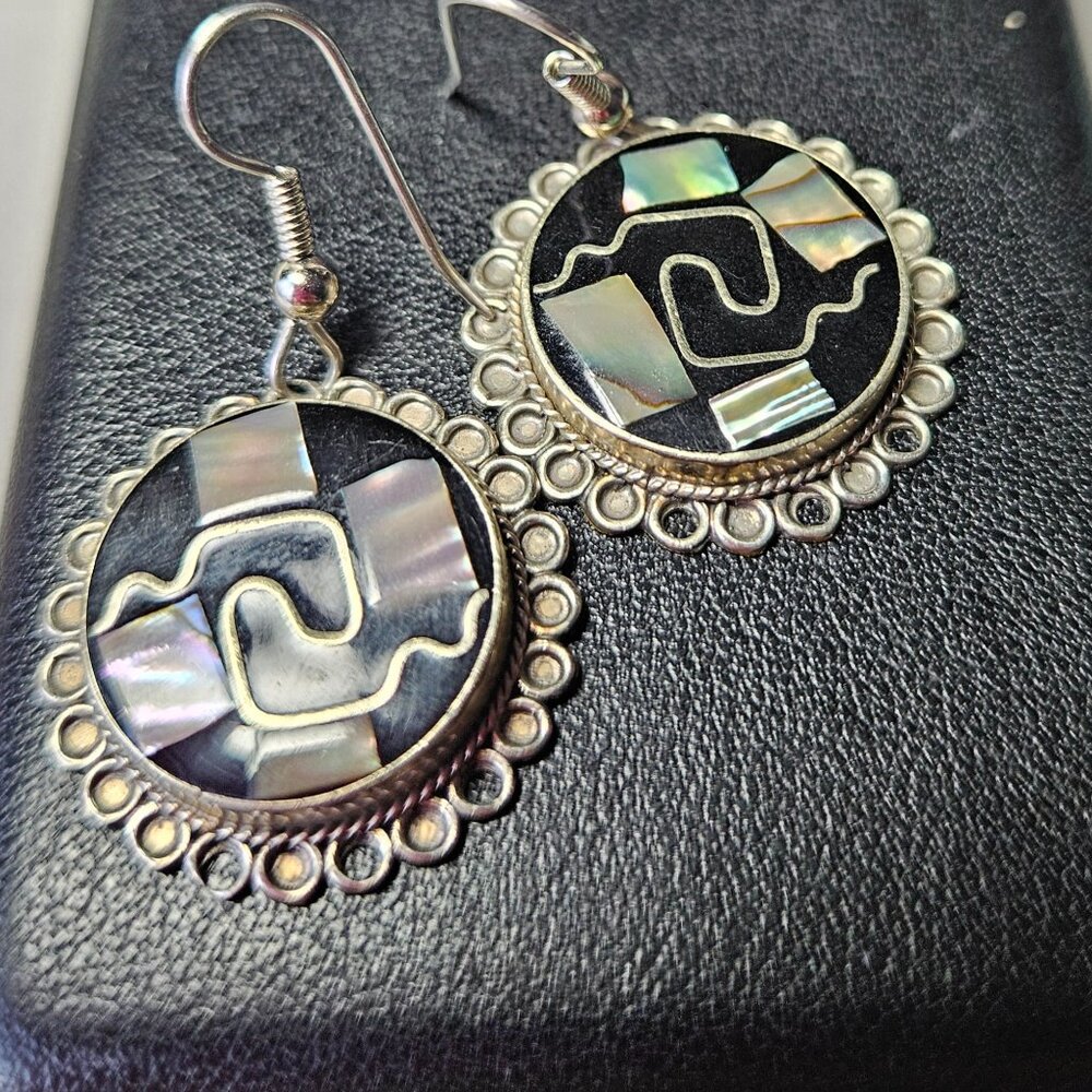 Aztec earrings